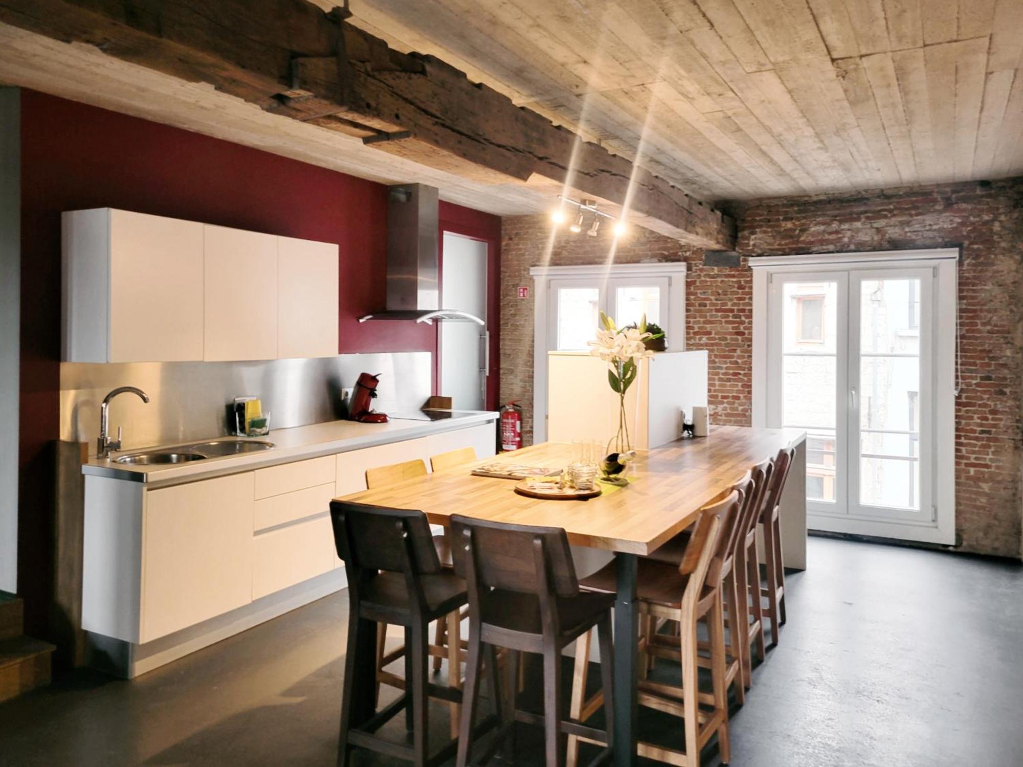 Ferienwohnung Lux Loft In The Heart Of Historic Antwerpen Exterior foto