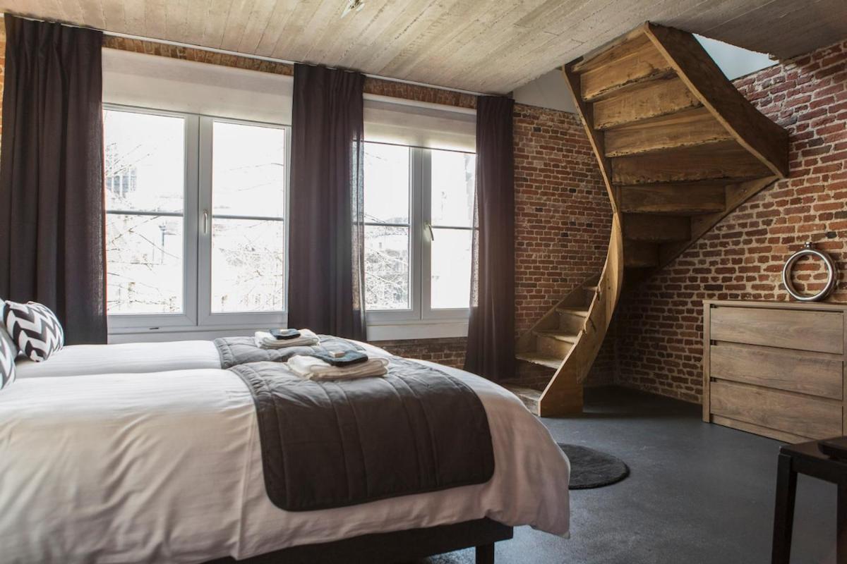 Ferienwohnung Lux Loft In The Heart Of Historic Antwerpen Exterior foto