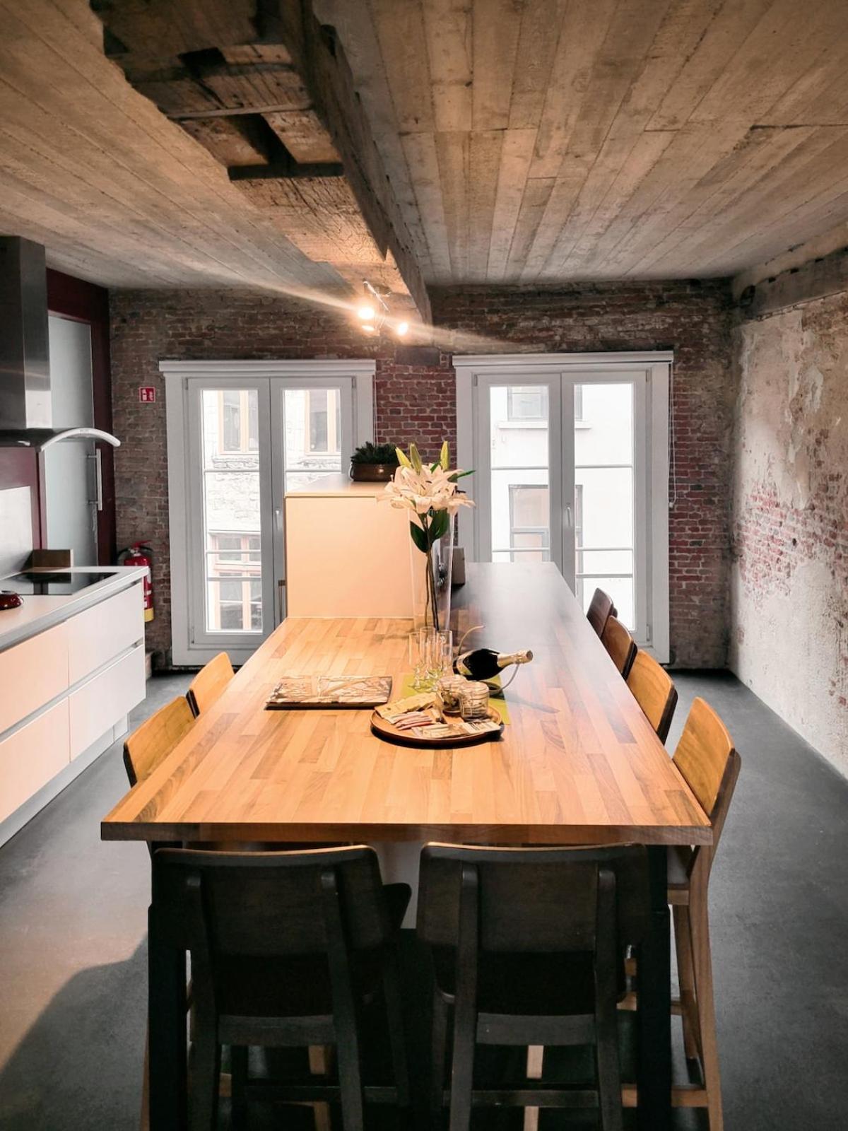 Ferienwohnung Lux Loft In The Heart Of Historic Antwerpen Exterior foto